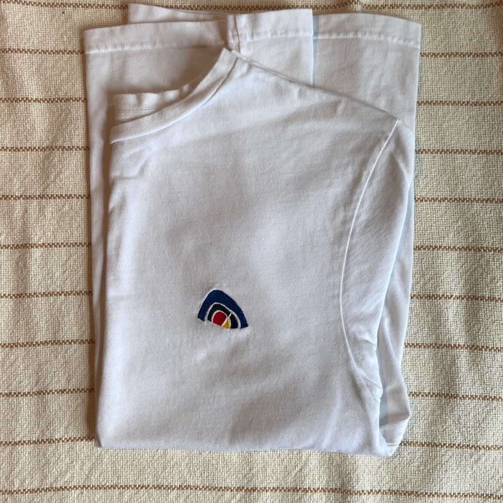 Wax London White Embroidered Tee